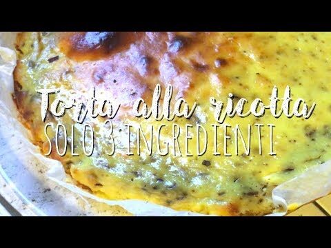 Torta di Ricotta Senza Farina: Solo 3 Ingredienti!